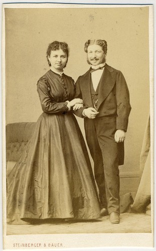 Cdv circa 1865 - 1865., couple