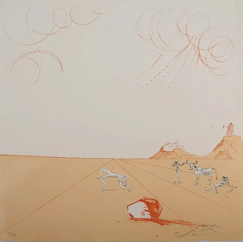 Salvador dali paysage - :,
