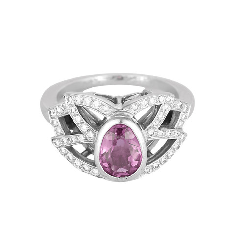 Mellerio flore bague en - flore, or