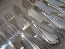 11 couverts à poisson métal