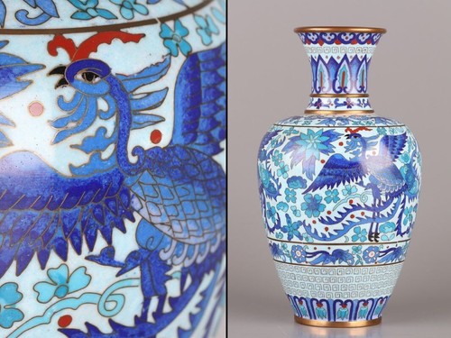 Ancien vase chinois émaillé