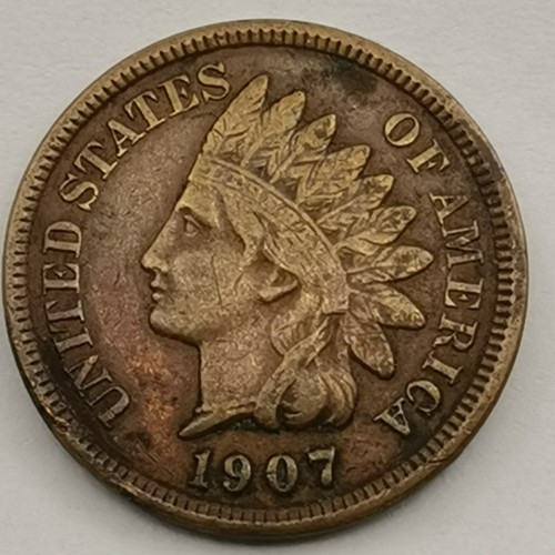 Cent indian head 1907 - indian,