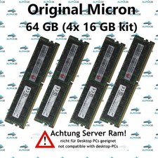 Micron 64 Go (4x 16 Go) ECC