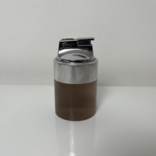 Briquet de table en aluminium altuglass plexiglass fumé genre Dumas Space Age