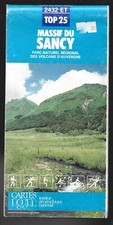 CARTE IGN SERIE BLEUE . 2432 ET . MASSIF DU SANCY