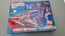 1998 Boite Meccano 7530 352 pieces 30 Modeles Moteur Notice complete verifiée