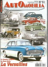 AUTOMOBILIA N°51 LA VERSAILLES / BRISTOL 1945-60 / GEGE 1/20 / RENAULT RAMBLER
