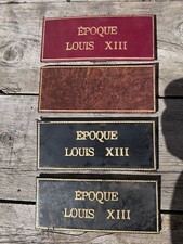 Lot Antiquaire Cuir Petit Fer