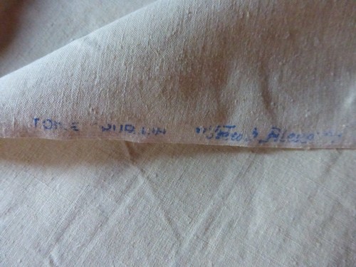 Drap ancien lin fleur - drap,