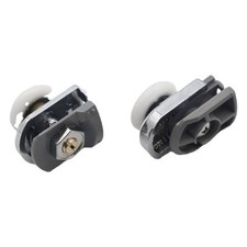 Rouleaux de porte coulissante en verre pour salle de douche à roulettes lisses