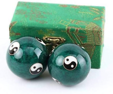 - Coffret Boules Qi Gong Yin Yang - Boules Chinoises anti Stress En Émail ⌀ 45 M