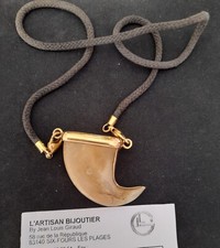 Pendentif vraie griffe lion - pendentif,