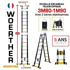 Echelle-escabeau télescopique