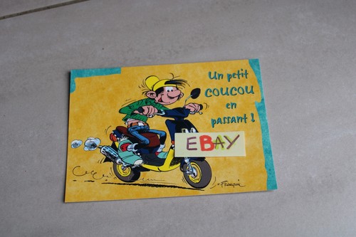 Carte postale gaston lagaffe - postale,