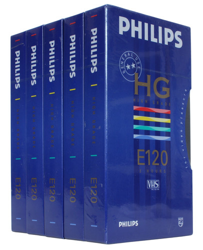 Philips lot cassette vhs - philips,