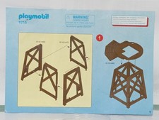 MANUEL D'INSTRUCTIONS PLAYMOBIL MONTAGE REF 6215 RÉSERVOIR D'EAU RANCHO OUEST