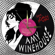 Amy Winehouse- Vinyle DECO PASSION-Découpe Laser sur LP