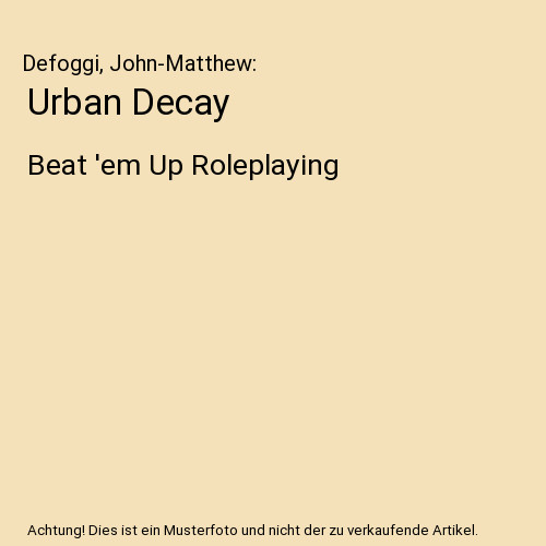 Urban decay beat - 'em, up