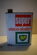 Bidon Huile ancien BP Super
