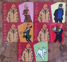 5 TELECARTES TINTIN LES
