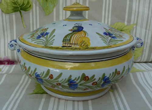 Quimper malicorne soupiére - malicorne, en