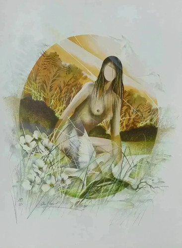 Raymond poulet lithographie - poulet,