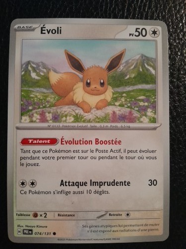Carte pokémon evoli - pokémon, 074/131