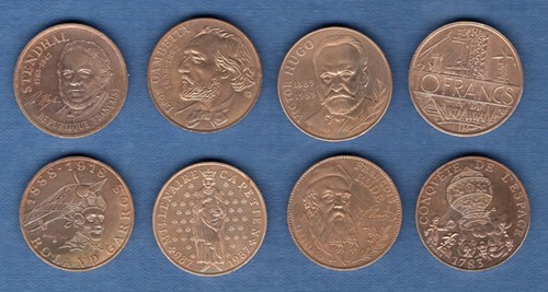 Lot pièces francs - pièces, 10
