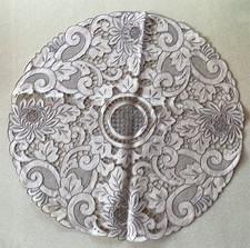 Grand napperon ancien en lin