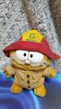 Peluche garfield pompier - peluche,