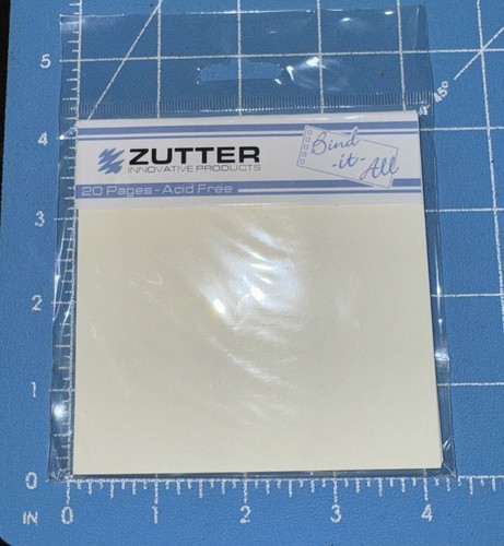 Zutter bind all - -, sheets