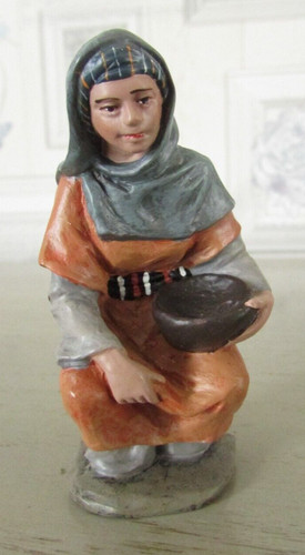 Personnage crèche fermière - personnage,