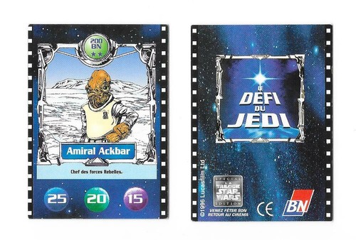 Carte défi jedi - défi, bn