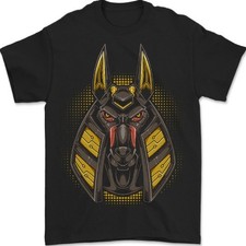 T-Shirt Pour Homme Anubis Dieu Égyptien 100% Coton