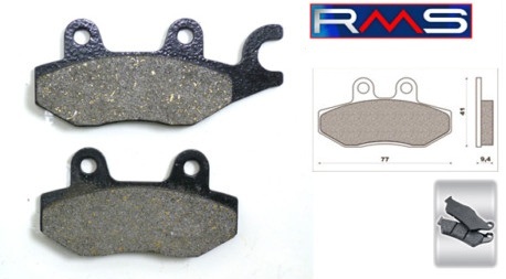 Jeu plaquettes de frein - de,