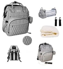 Sac à dos à langer bébé fille garçon avec lit convertible cadeau de naissance