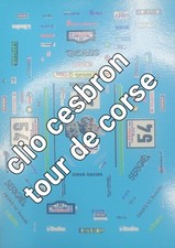 decals 1/43 Clio Cesbron Tour