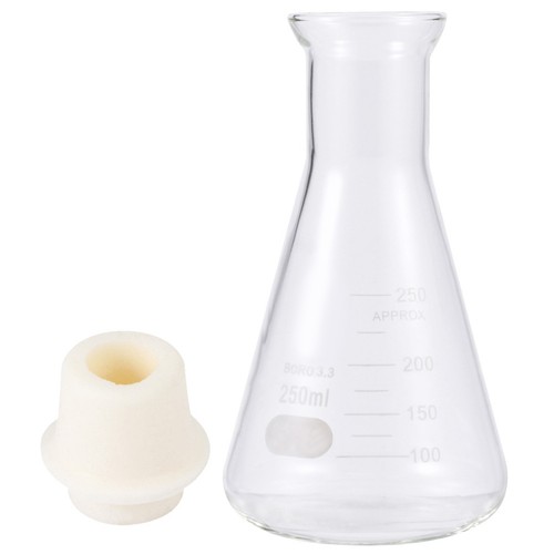Erlenmeyer avec bouchon fiole - ,