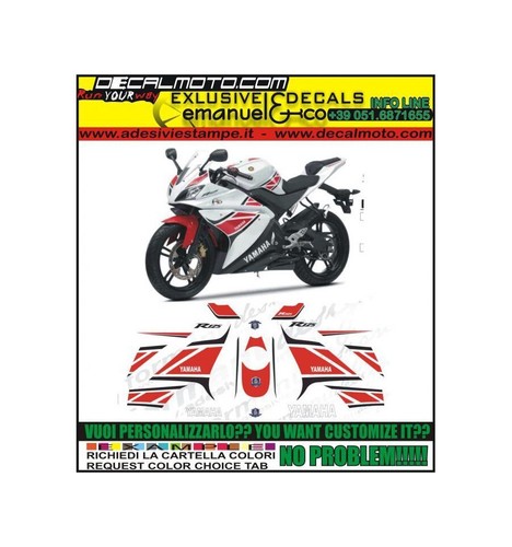 Autocollants r125 2012 wgp - 2012, kit