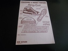 protege cahier buvard publicitaire basket ventilee spring court 21X13 cm (1)