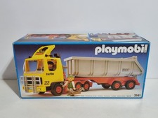 Playmobil 3141 ancienne boîte camion mammouth remorque benne basculante const...