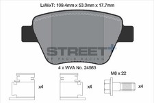 Plaquettes de frein VW GOLF VI