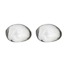 Coques de Rétroviseurs pour Peugeot 206 206+ 2009-2013 en Acier Chromé Argent