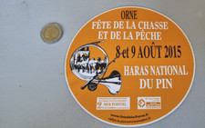 Autocollant  Fête de la Chasse et de la pêche dans l ORNE (haras national du Pin