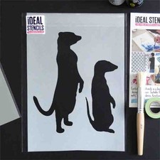 Suricate Pochoir Peinture Murs