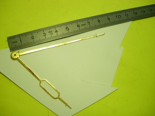 Aiguilles pendulette horloge