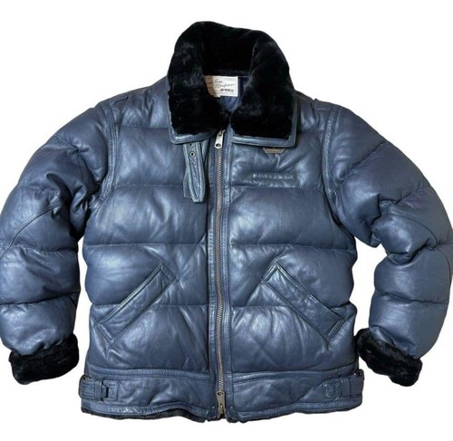 Avirex doudoune cuir - avirex,