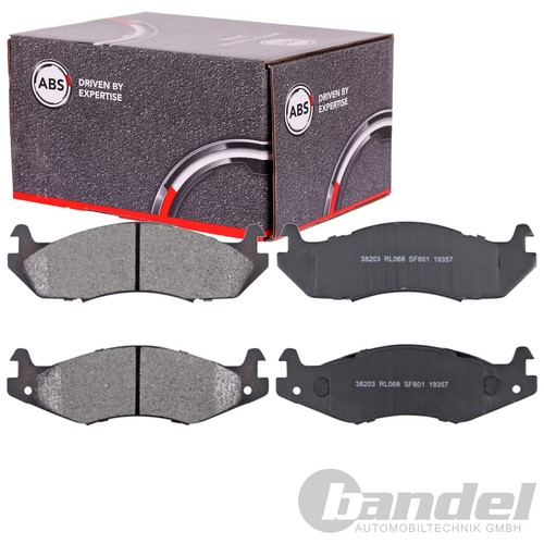 Abs plaquettes frein avant - plaquettes,