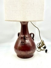 Rare cramique Lampe  de paul