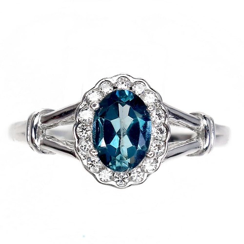 925 bague argent ovale - 925,
